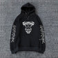 Printed hooded sweatshirt