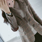 Woolen plaid small suit women’s jacket