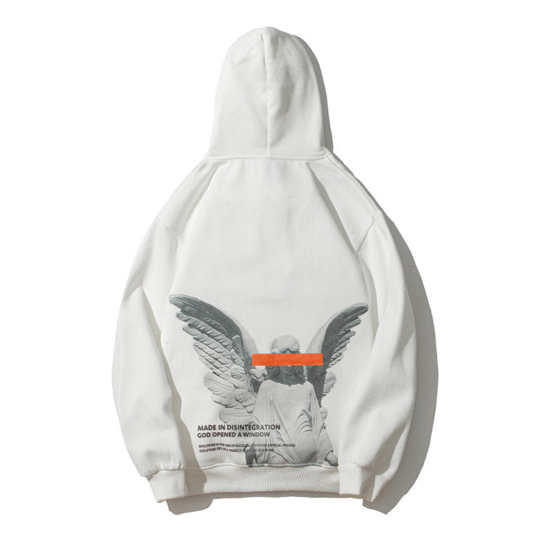 Printed hooded sweatshirt