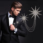 Vintage Helios Brooch Fashion Full Rhinestone Men and Women