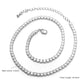 Round Zircon Short Chain Necklace For Women
