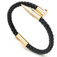 Men' Stainless Steel Braid Bracelet With Magnetic Buckle