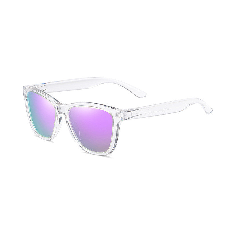 Gafas de sol polarizadas multicolores brillantes para hombre.