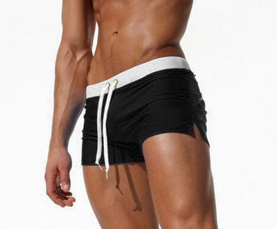 Traje de baño sexy para hombre, pantalones cortos deportivos, boxers