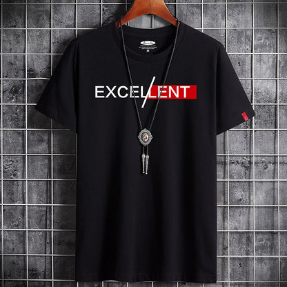 Camiseta de manga corta de algodón de verano para hombre, camisa de fondo, ropa superior para hombre