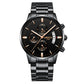 Men Watch Chronograph Sport Mens Watches Top Brand Luxury Waterproof Full Steel Quartz Gold Clock Men Relogio Masculino