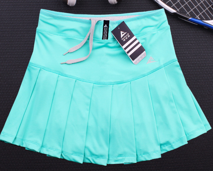 New Girls Tennis Skirts with Safety Shorts , Quick Dry Women Badminton Skirt