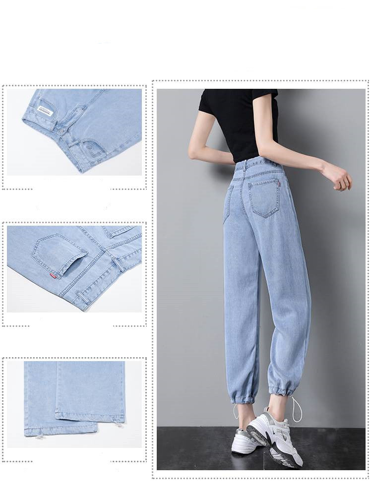 Tencel Harlan Jeans Women Summer Thin Section