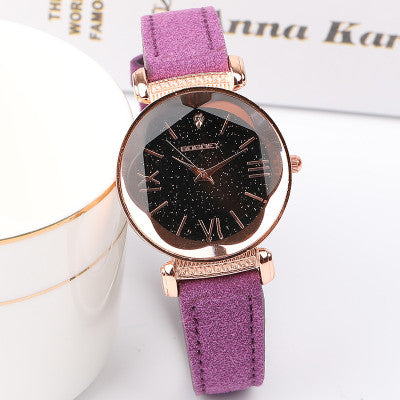 Reloj de lujo para mujer, relojes de cielo estrellado para mujer, moda