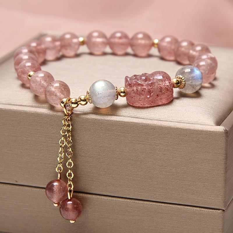 Pulsera de perlas naturales de agua dulce para mujer