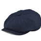 Wool Tweed Newsboy Herringbone Men Women