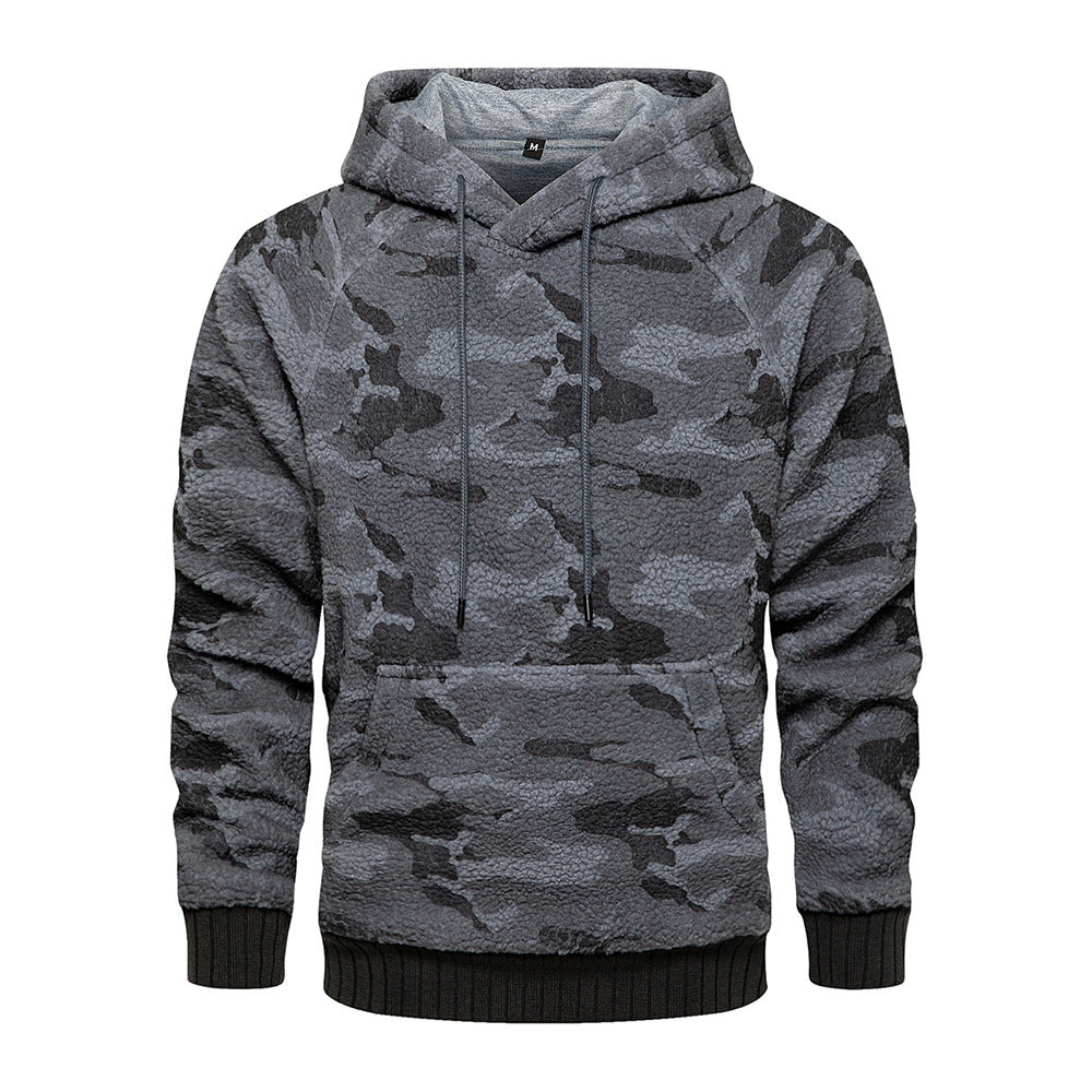Loose Casual Hooded Pullover Jacket Men
