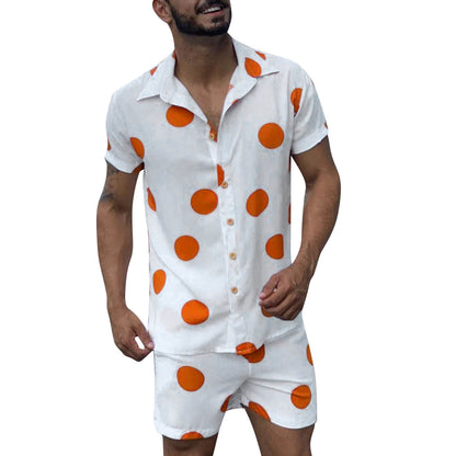 Fashion Casual Hawaiian Suit For Men