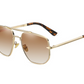 Metal frameless sunglasses women sunglasses