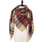Design Women Triangles Scarf Long Scarves Shawl Autumn Winter