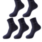 Socks Solid Color Socks Men's Mid-tube Bamboo Fiber Socks Men