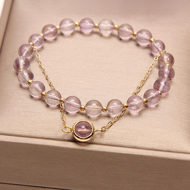 Pulsera de perlas naturales de agua dulce para mujer