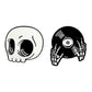 PUNK METAL BROOCHES