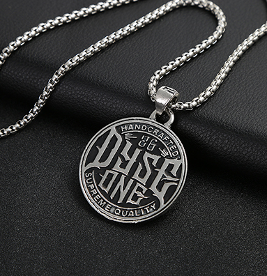 Hiphop pendant titanium steel chain pendant for men and women