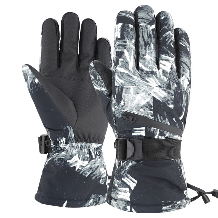 Guantes de esquí para hombres invierno frío al aire libre