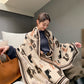 Street Geometric Imitation Cashmere Shawl Scarf Women