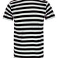 Round Neck Slim Striped Men's Short Sleeve T-shirt