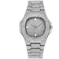 Mens Watches Luxury Brand Fashion Diamond Date Quartz Watch