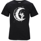 Digging The Moon Print Casual Mens O-neck T Shirts Fashion Men's Tops Men T-shirt Short Sleeve Men Tshirt