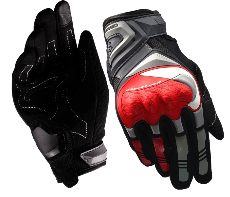 Guantes protectores para motocicleta, para motociclista, todoterreno, con pantalla táctil, para hombre