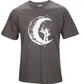 Digging The Moon Print Casual Mens O-neck T Shirts Fashion Men's Tops Men T-shirt Short Sleeve Men Tshirt