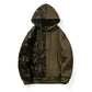 Camouflage hooded sweatshirt