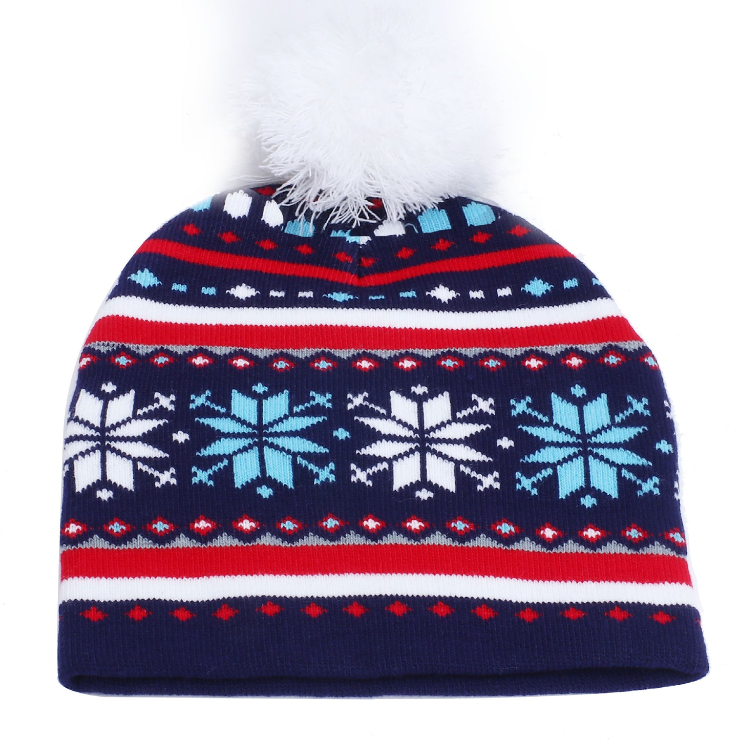 Autumn And Winter Christmas Deer Hot Snowflake Moose Knitted Hats Female