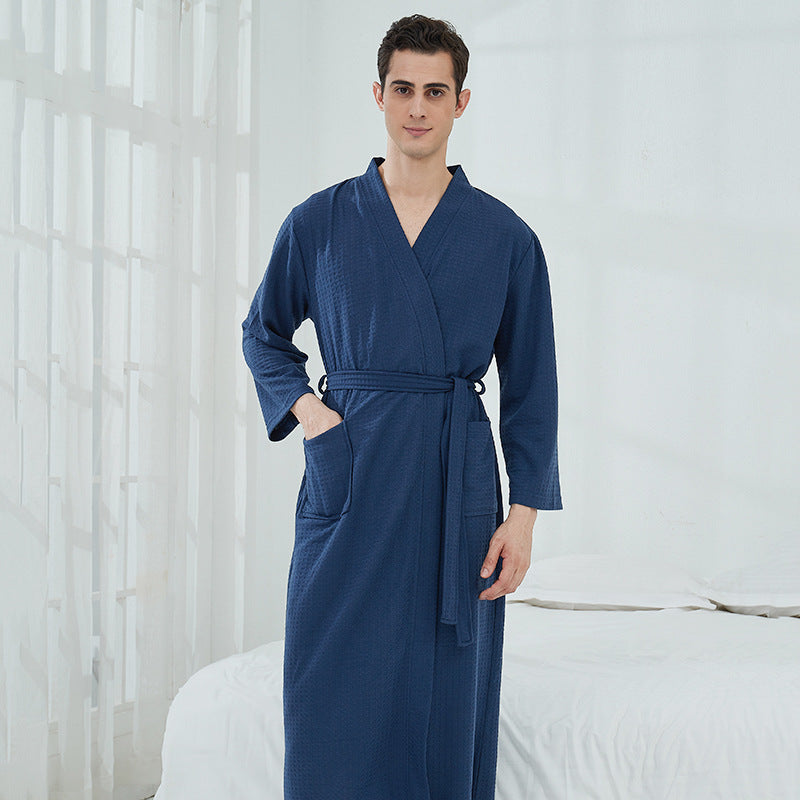 Pareja Batas Ropa de dormir Mujeres Hombres Loungewear Albornoz