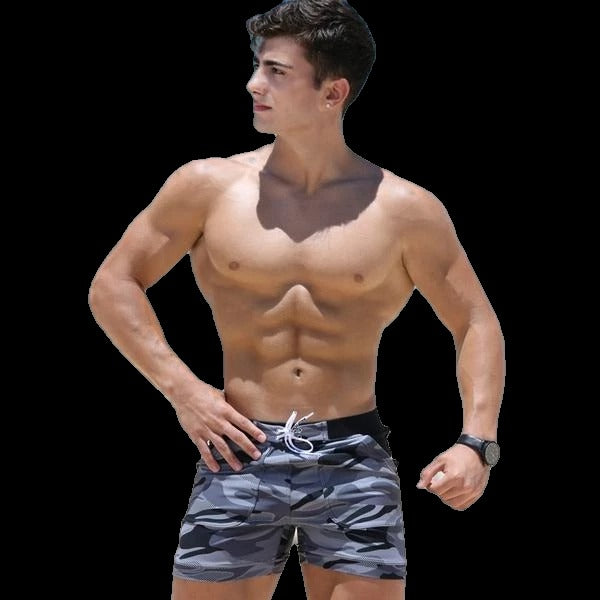 Shorts de surf de playa para hombre