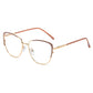 Fashion Metal Anti-Blue Light Ultralight Glasses Women