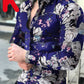 Men's Casual Long-sleeved Printed Shirt
