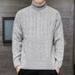 Loose High Neck Men Sweater Thickening