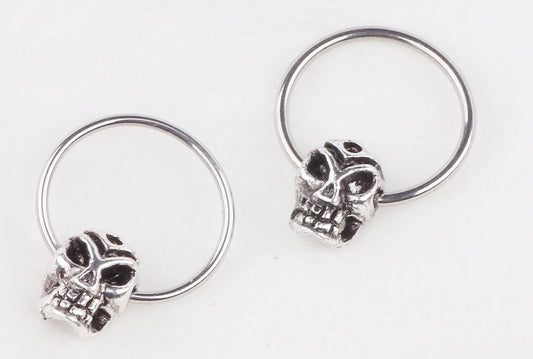 Joyería piercing del anillo de la nariz de la cabeza del fantasma unisex