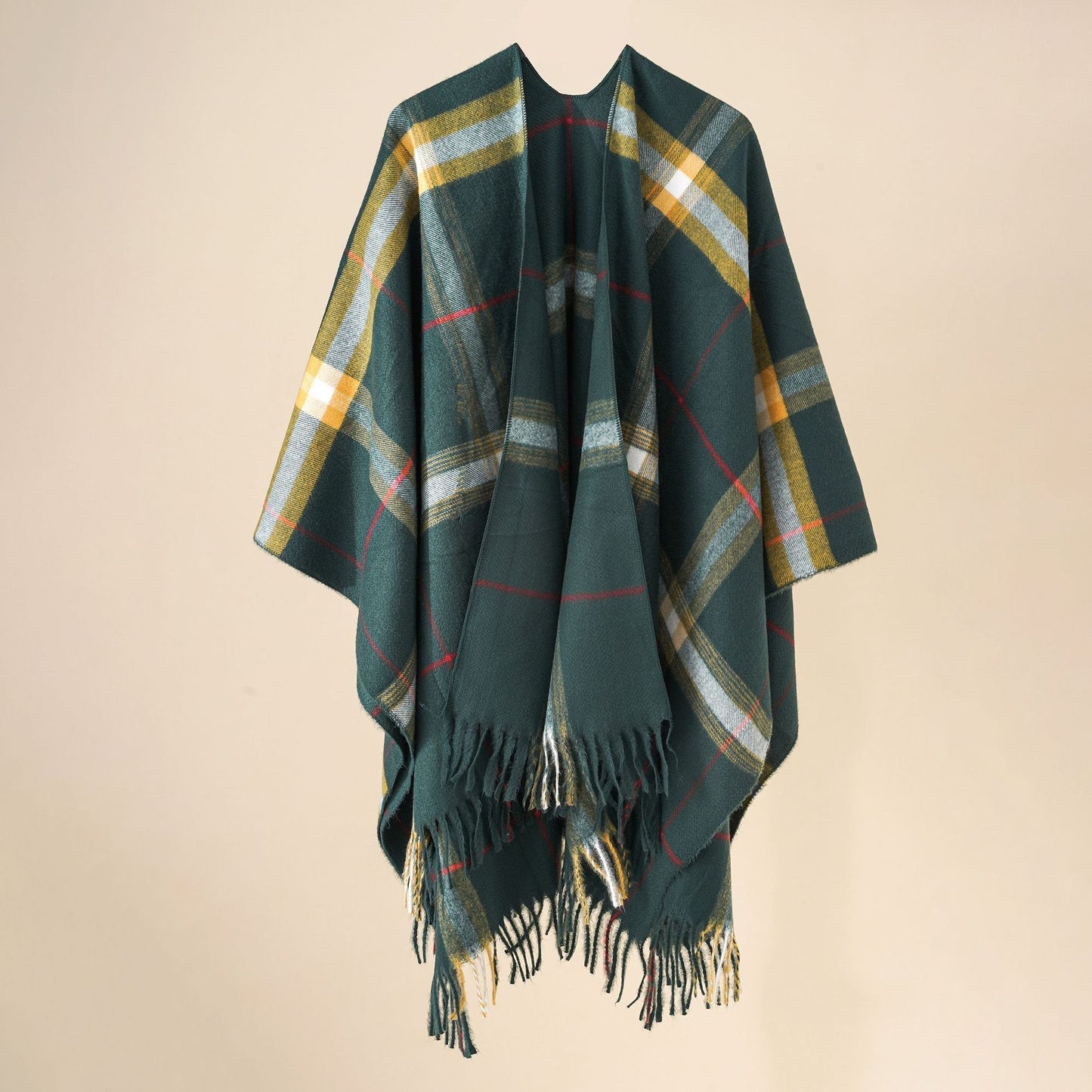 Gradual Grid Fashionable Shawl For Women