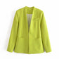 Ladies New Solid Color Suit Jacket Women