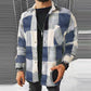 Casual Stand Collar Pocket Shirt Men