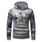 Mens Long Sleeve Camouflage Print Sweatshirt