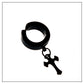 Tassel Black Earrings Without Pierced Cross Wolf Men And Women Tide Earrings