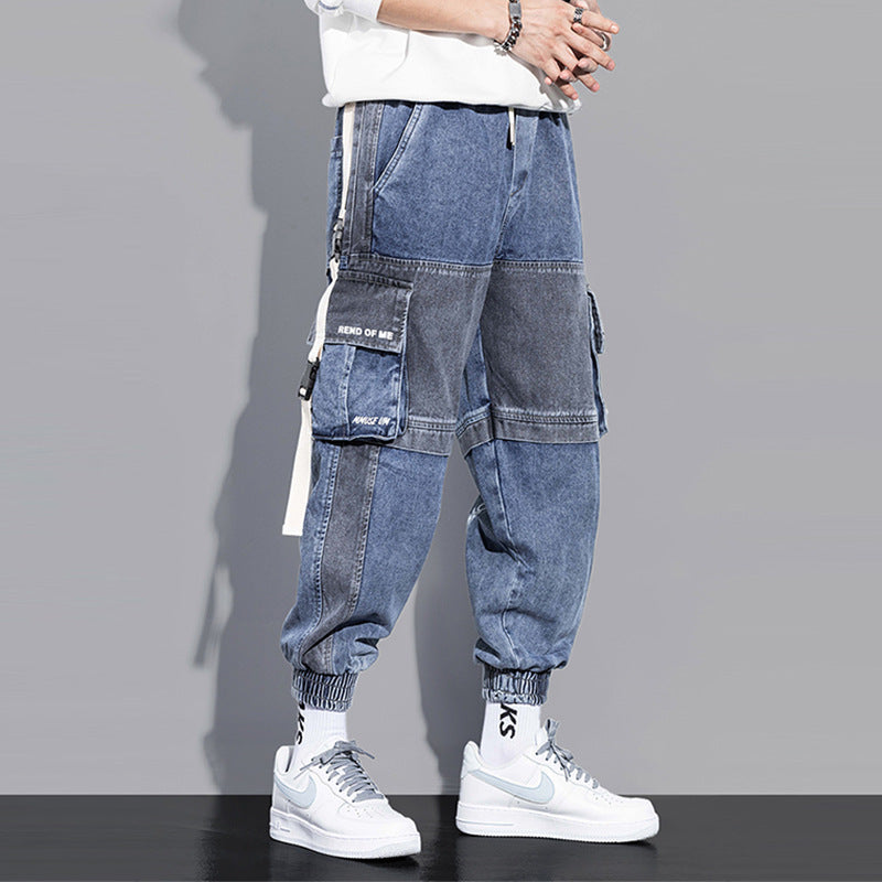 Ropa de trabajo Jeans Hombres Otoño Suelto Hip-hop