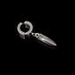Tassel Black Earrings Without Pierced Cross Wolf Men And Women Tide Earrings