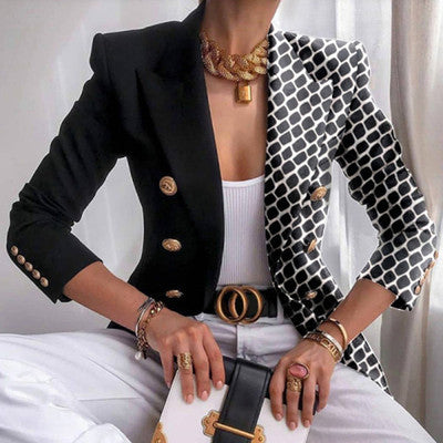 Printed Jacket Women Autumn Amazon New Fashion Street Style Jacket Women