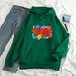 Artistic Color ZAYN Letter Print Hooded Sweatshirt Sweatshirt