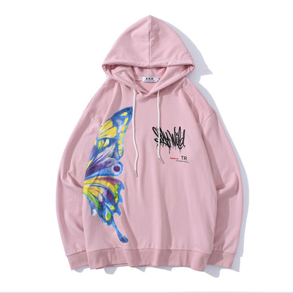 Butterfly print sweatshirt