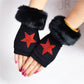 Sparkly Skull Gloves Women