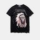 Pure cotton skull religious men and women T-shirt